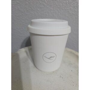 Lufthansa Airlines Logo Coffee plastic To Go Mug Cup Germany